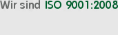 Wir sind ISO 9001:2015